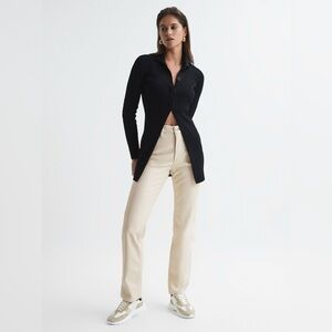 GOOD AMERICAN Better Than Leather Pants in Bone001 sz 26
